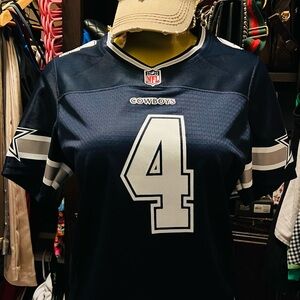 Cowboys Navy Blue Women's S Jersey